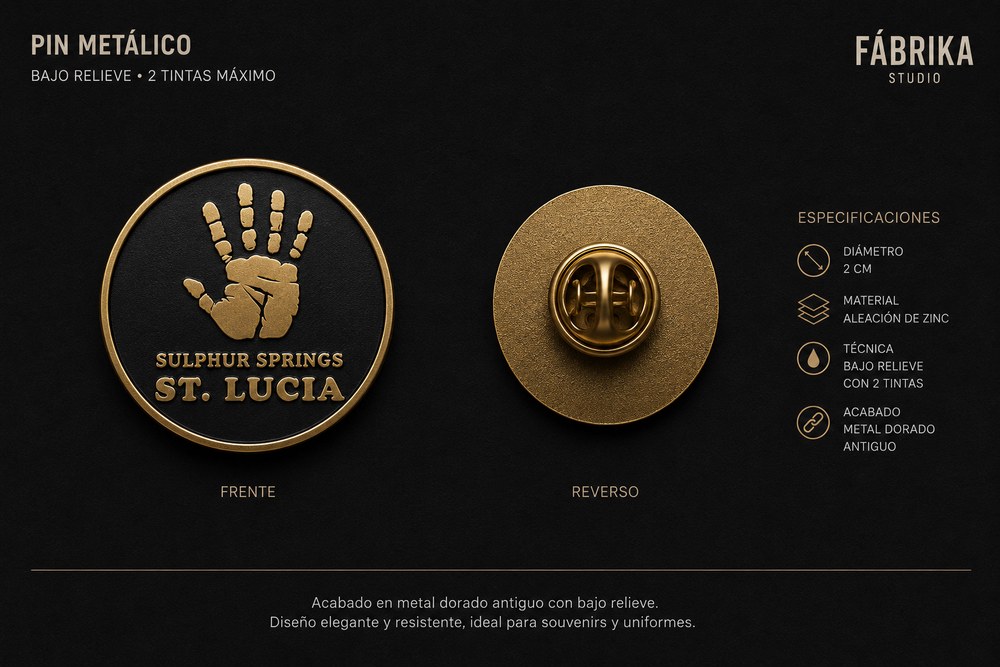 Fábrika Studio pin project